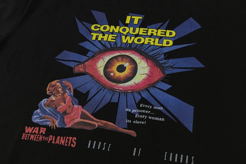 House of Errors x War Between the Planets Graphic Print White T-Shirt - 14
