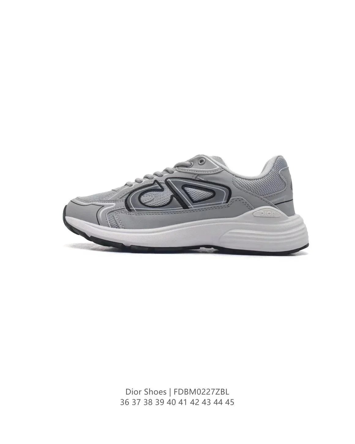 Dior B23 Low Gray Sneakers