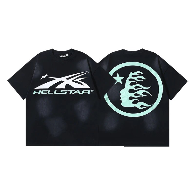 Hellstar Glow-in-the-Dark Graphic T-Shirt Black