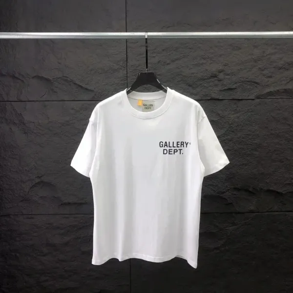 Gallery Dept. Logo Print Lime Green T-Shirt - 8