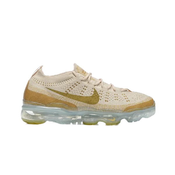 Nike Air VaporMax Flyknit 2 Gold Beige Sneakers - 1