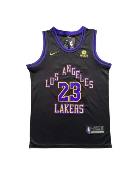 Nike NBA Los Angeles Lakers City Edition Jersey Black - 1