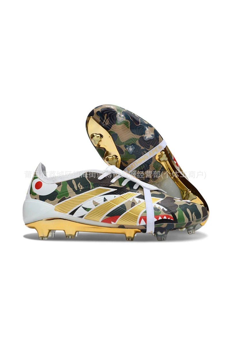 Adidas Predator Edge Silver Pink Football Cleats Running Shoes - 2