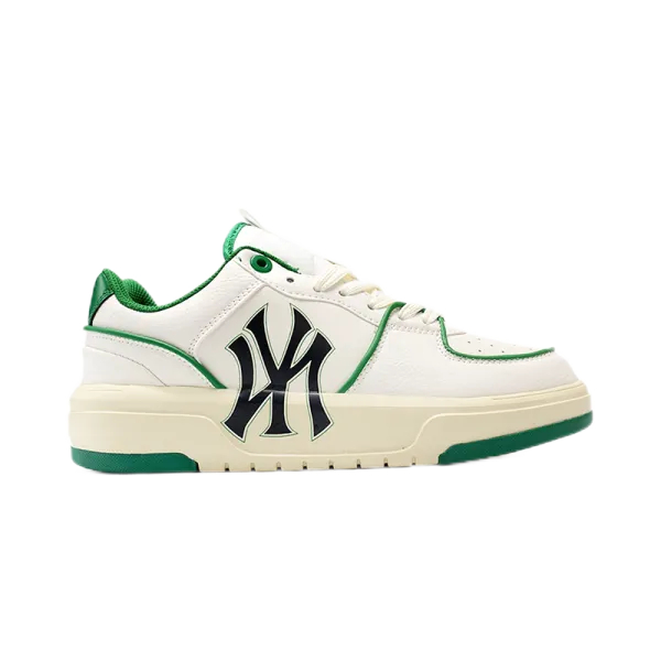 New York Yankees x Unknown Brand Low Top Sneakers White Green - 1