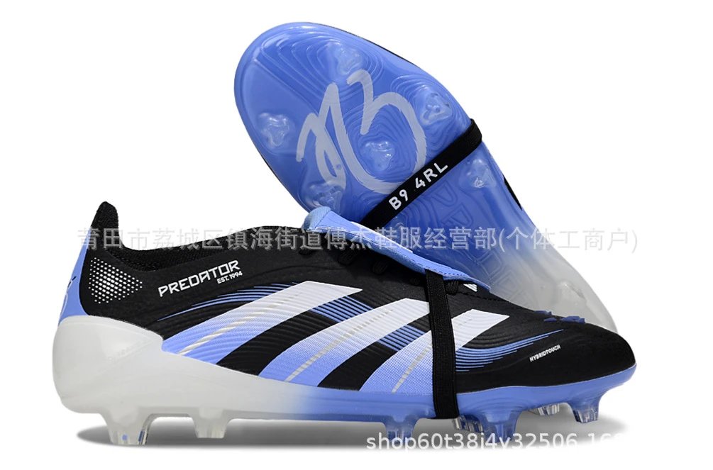 Adidas Predator Edge Silver Pink Football Cleats Running Shoes - 6