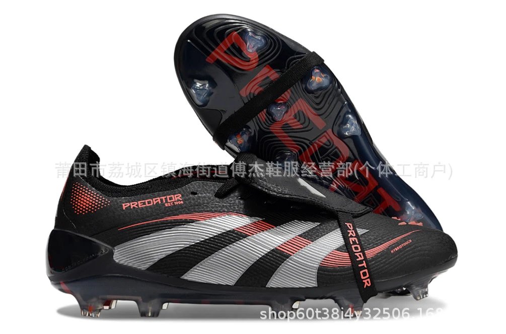 Adidas Predator Edge Silver Pink Football Cleats Running Shoes - 20