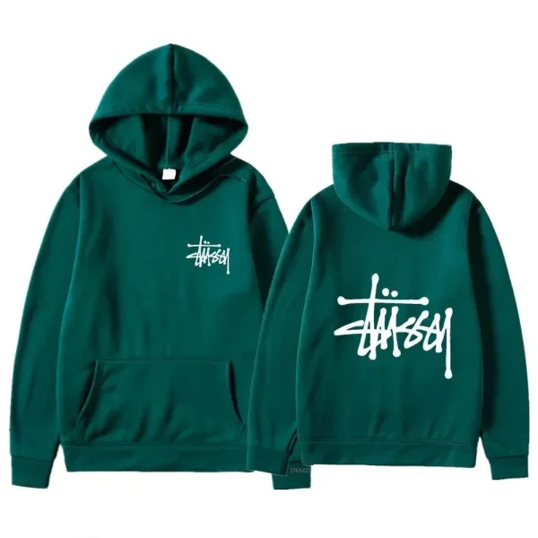 Stüssy Classic Logo Red Hoodie - 11