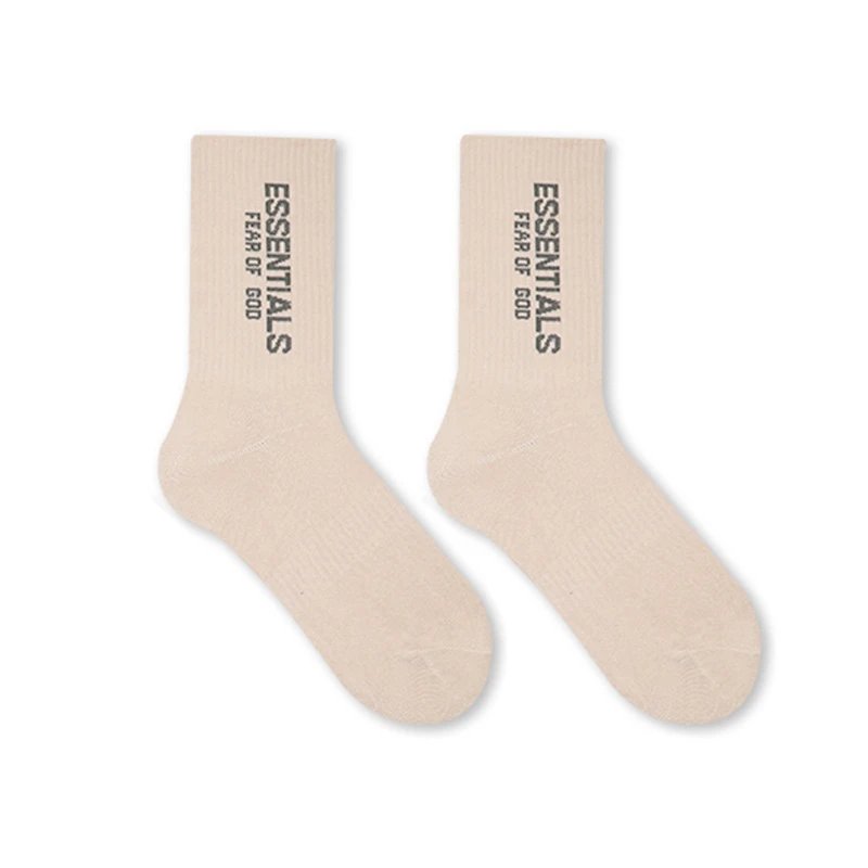 Fear of God Essentials Ribbed Crew Socks Gray - 10