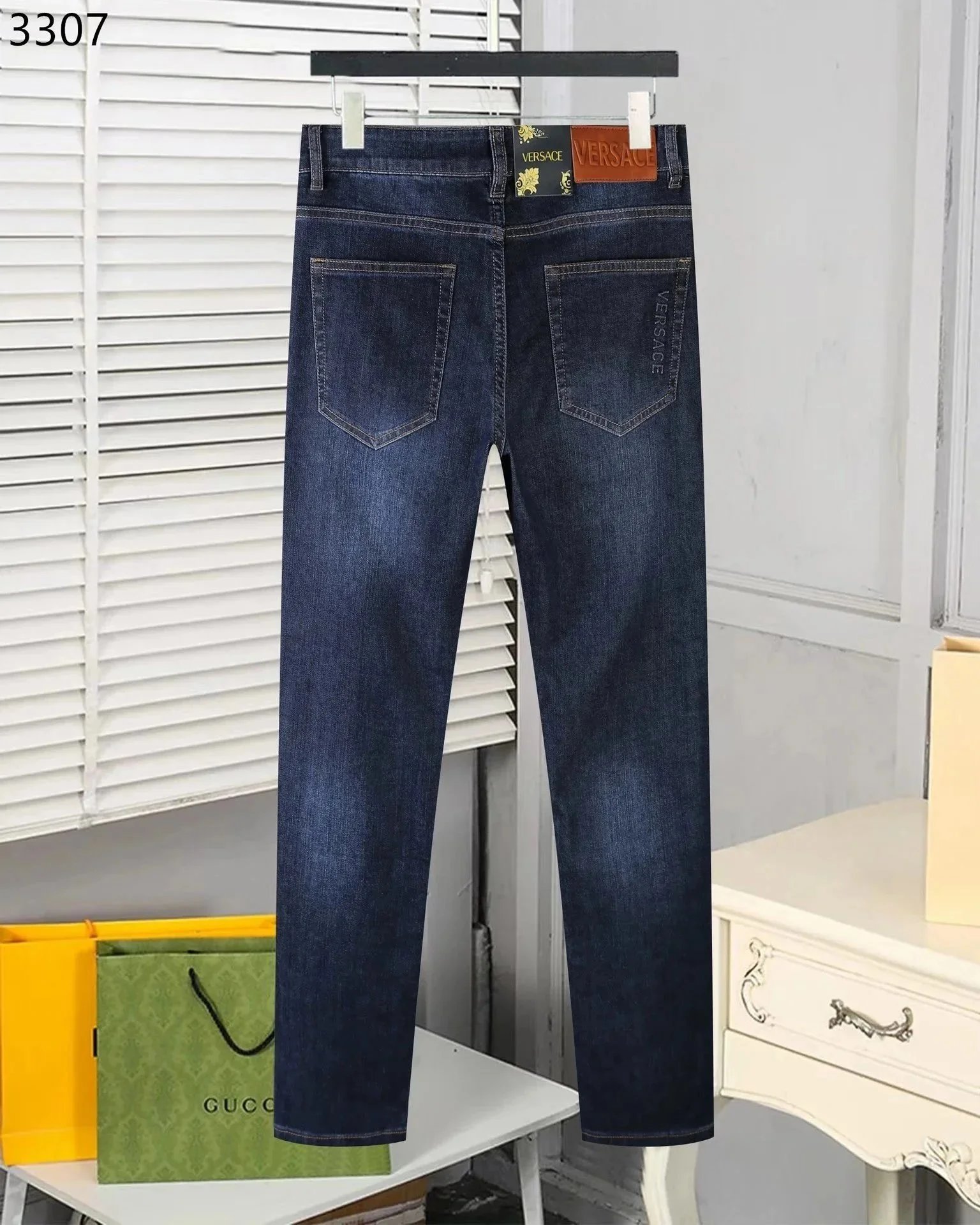 Versace Jeans Couture Dark Wash Slim Fit Jeans - 1