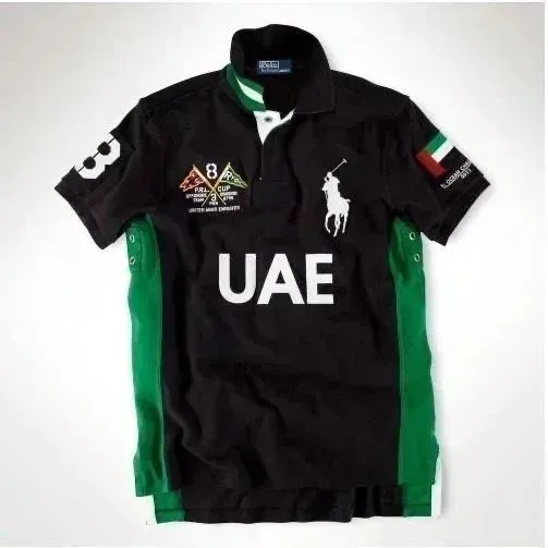Ralph Lauren UAE Polo Shirt Black/Green - 1