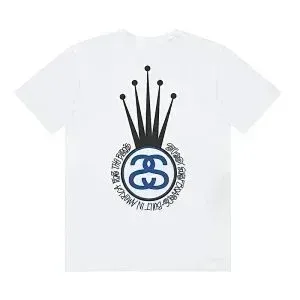 Stone Island Compass Crown Logo White T-Shirt - 1
