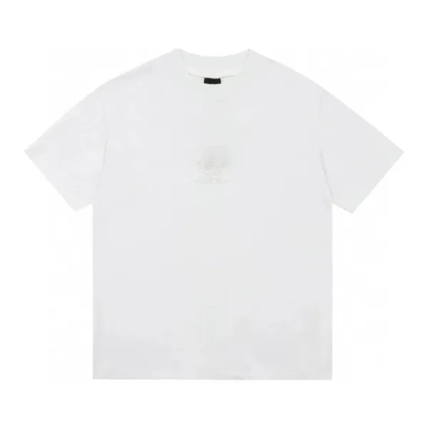 Adidas Originals Trefoil Embroidered White T-Shirt - 1