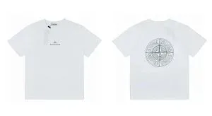 Stone Island Compass Logo T-Shirt White - 3