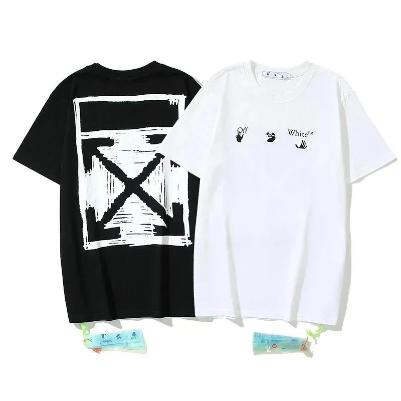 Off-White Diag Arrow T-Shirt Black and White - 1