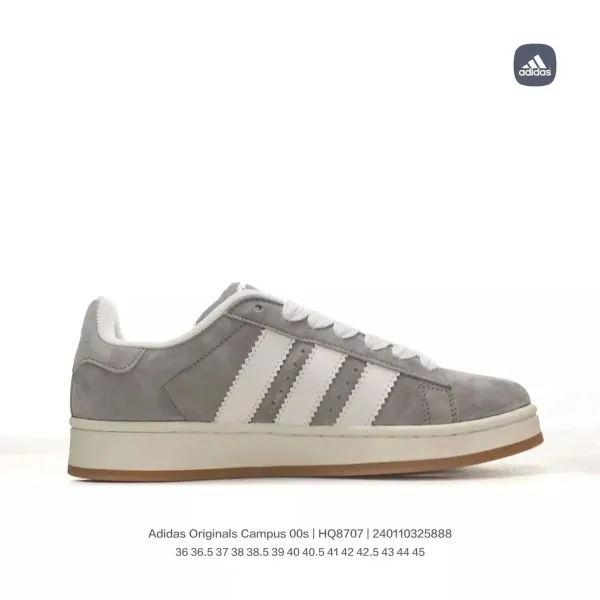 Adidas Originals Campus 00s Gray Suede Sneakers - 1