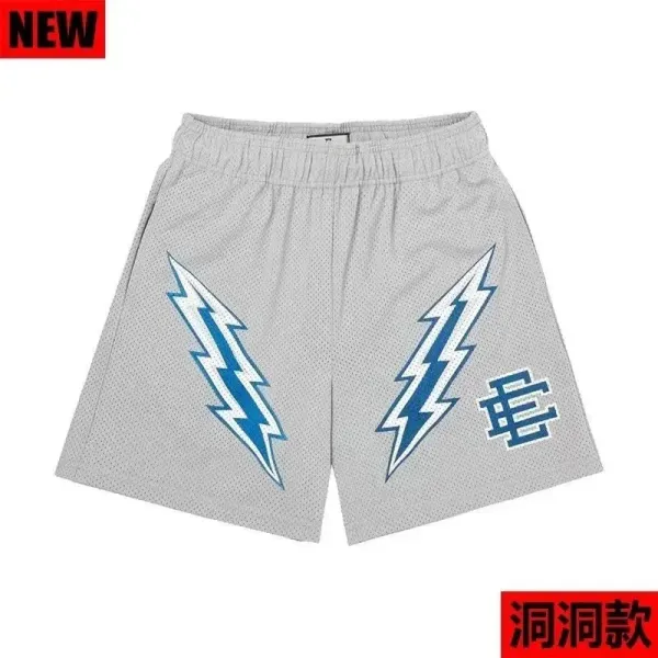 Gallery Dept. Lightning Bolt Mesh Shorts Gray - 1