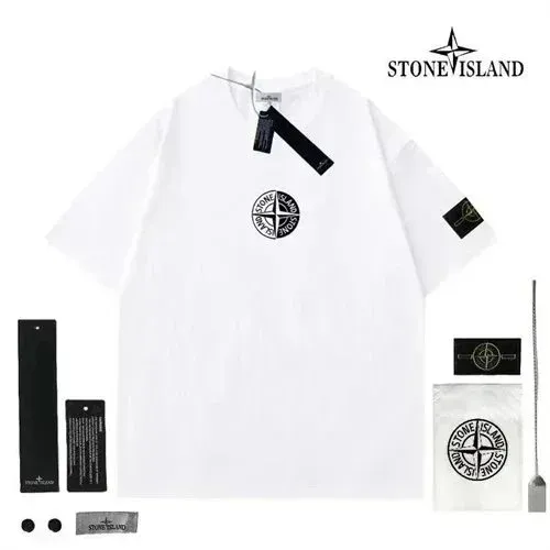 Stone Island Compass Logo T-Shirt White T-Shirt - 1