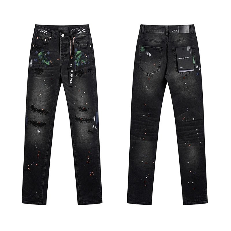 Amiri Logo Patchwork Black Jeans - 7