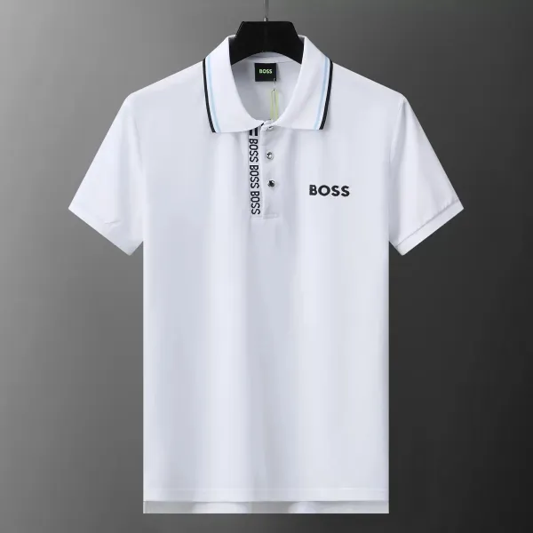 Hugo Boss Logo Polo Shirt White - 1