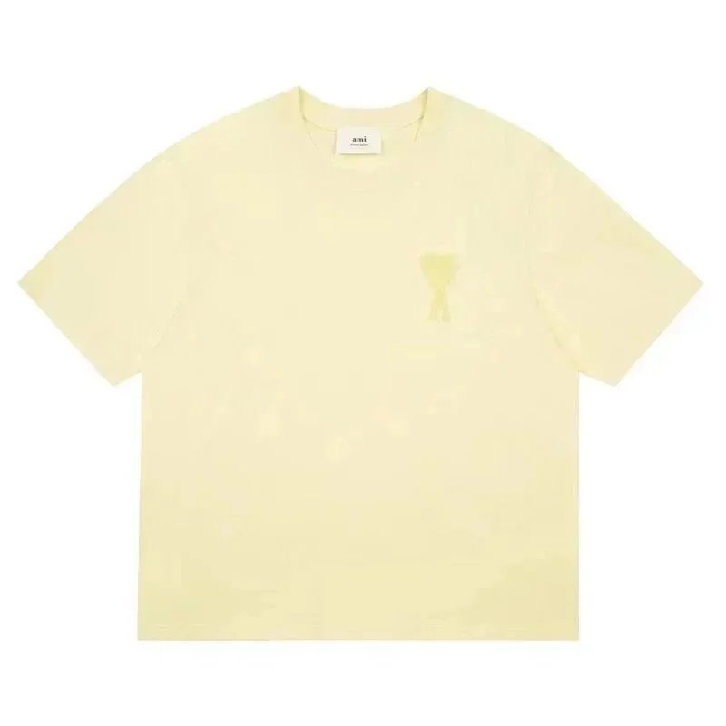 AMI Paris Heart Logo Black T-Shirt - 8