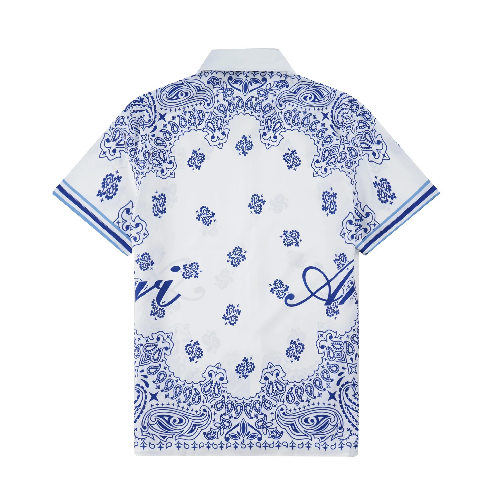 Versace All-Over Logo Print Short-Sleeve Shirt Lime Green - 10