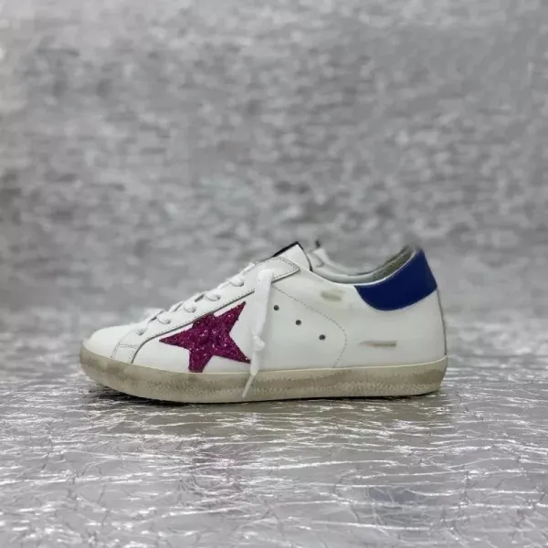 Golden Goose Superstar Glitter Star White Sneakers - 1