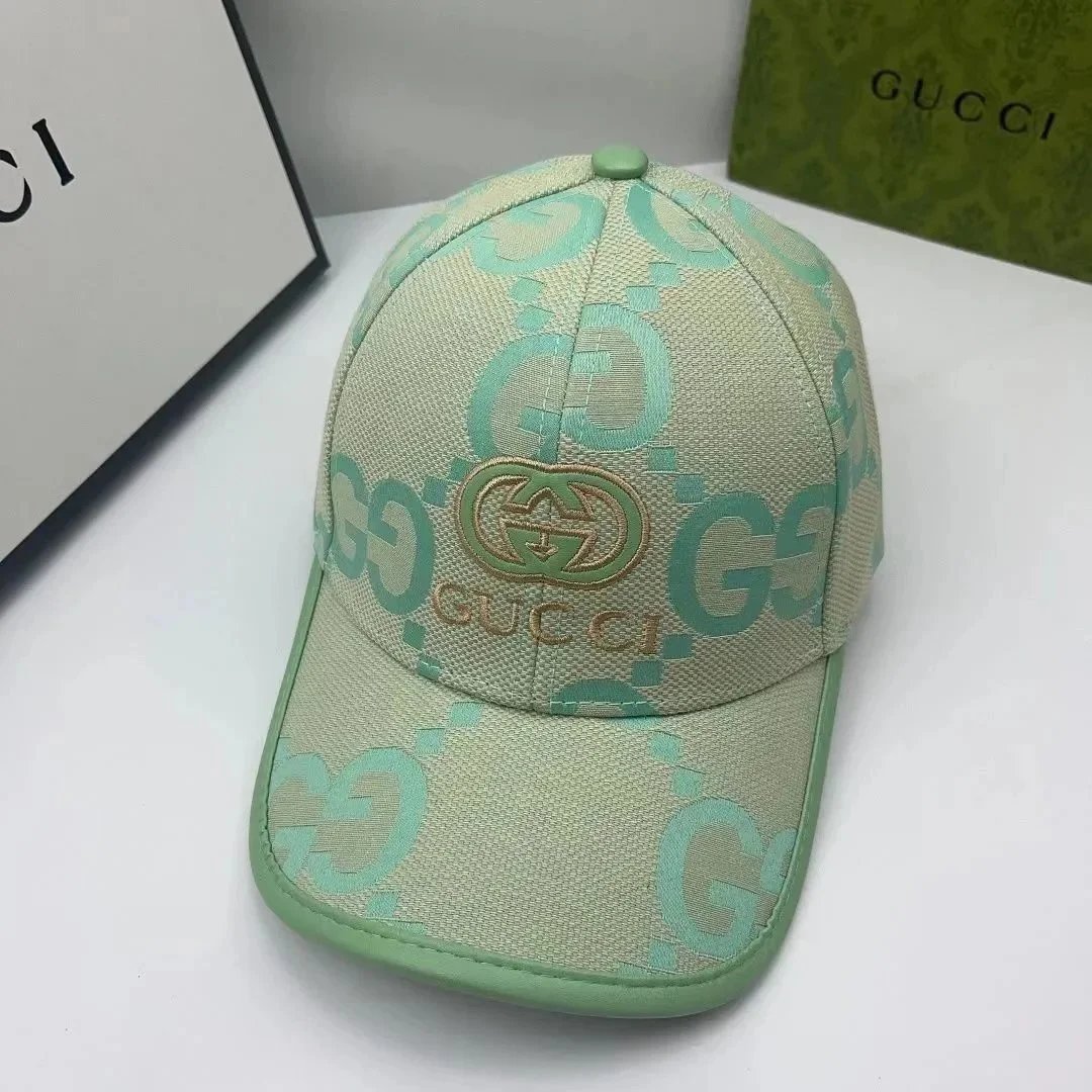 Gucci GG Monogram White Baseball Cap - 8