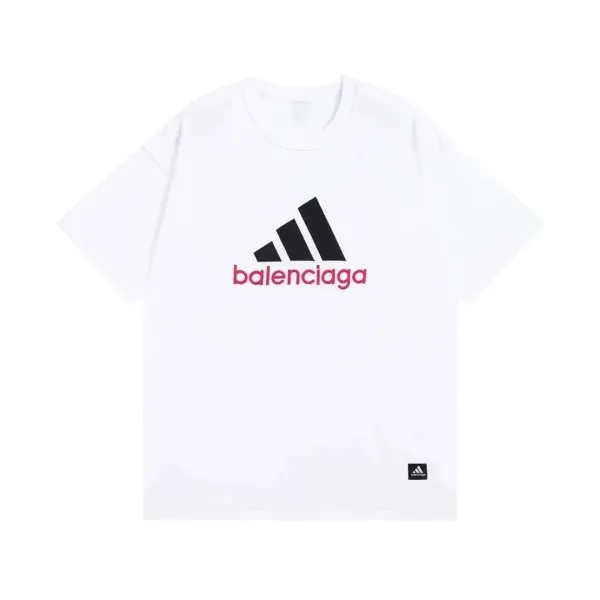 Adidas x Balenciaga Collaboration White T-Shirt - 1