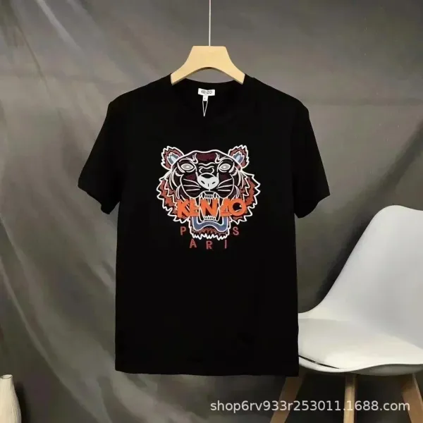 Kenzo Tiger Logo Black T-Shirt - 1