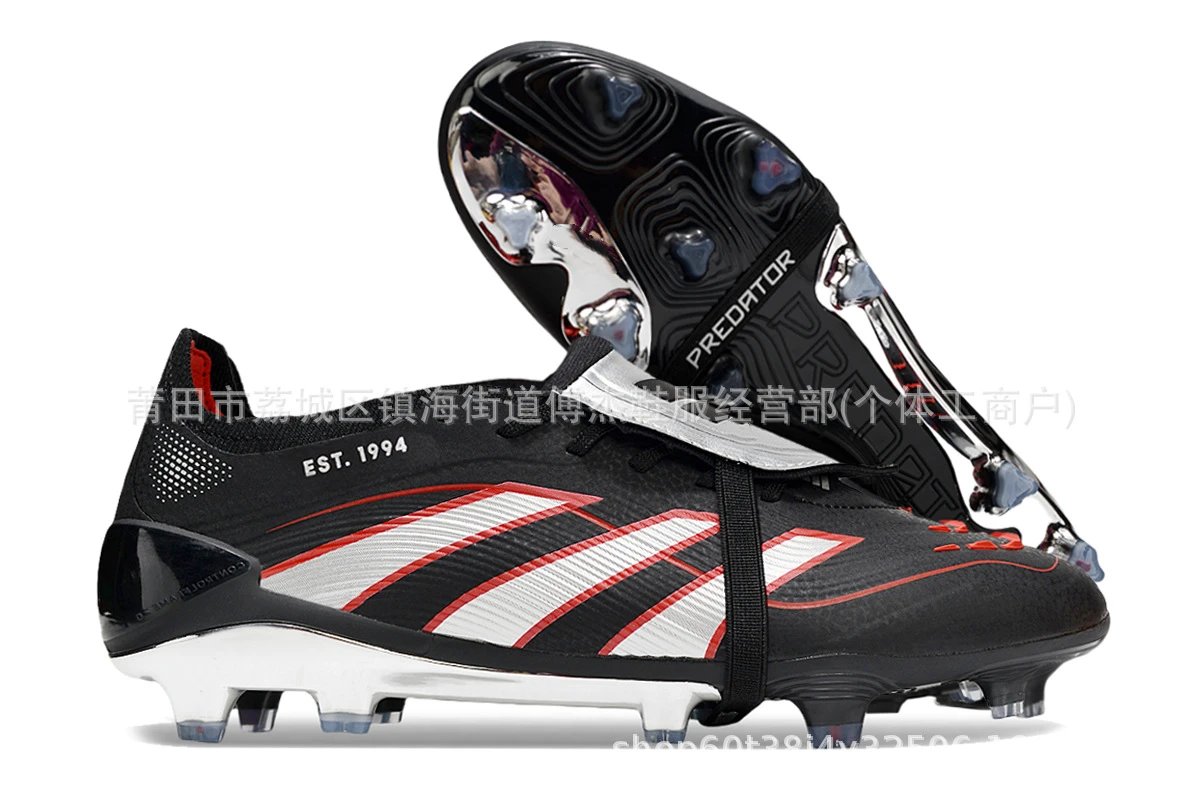 Adidas Predator Edge Silver Pink Football Cleats Running Shoes - 21