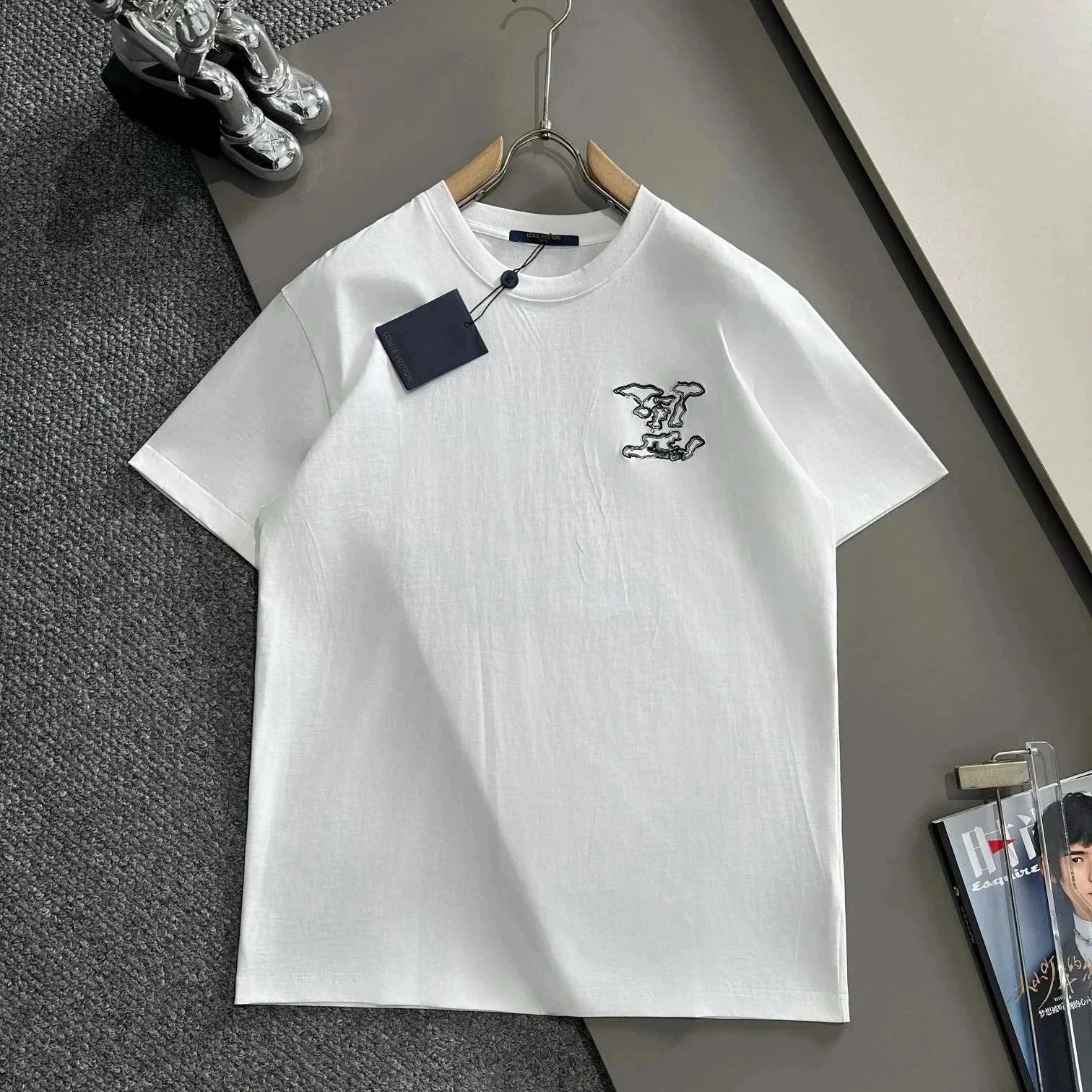 Louis Vuitton Monogram Sketch T-Shirt White - 1
