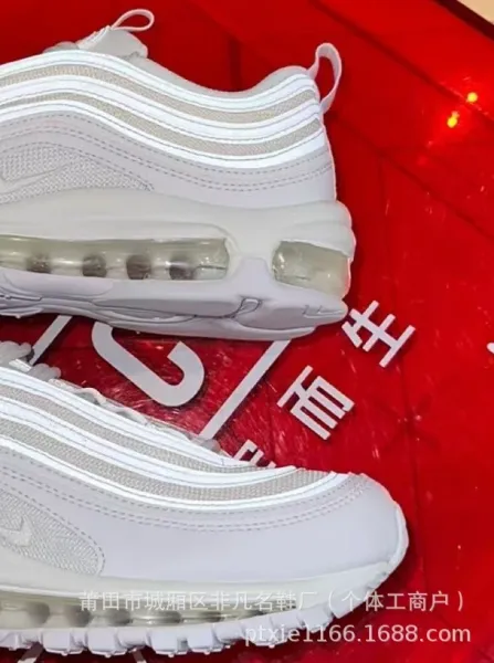 Nike Air Max 97 White Sneakers - 1