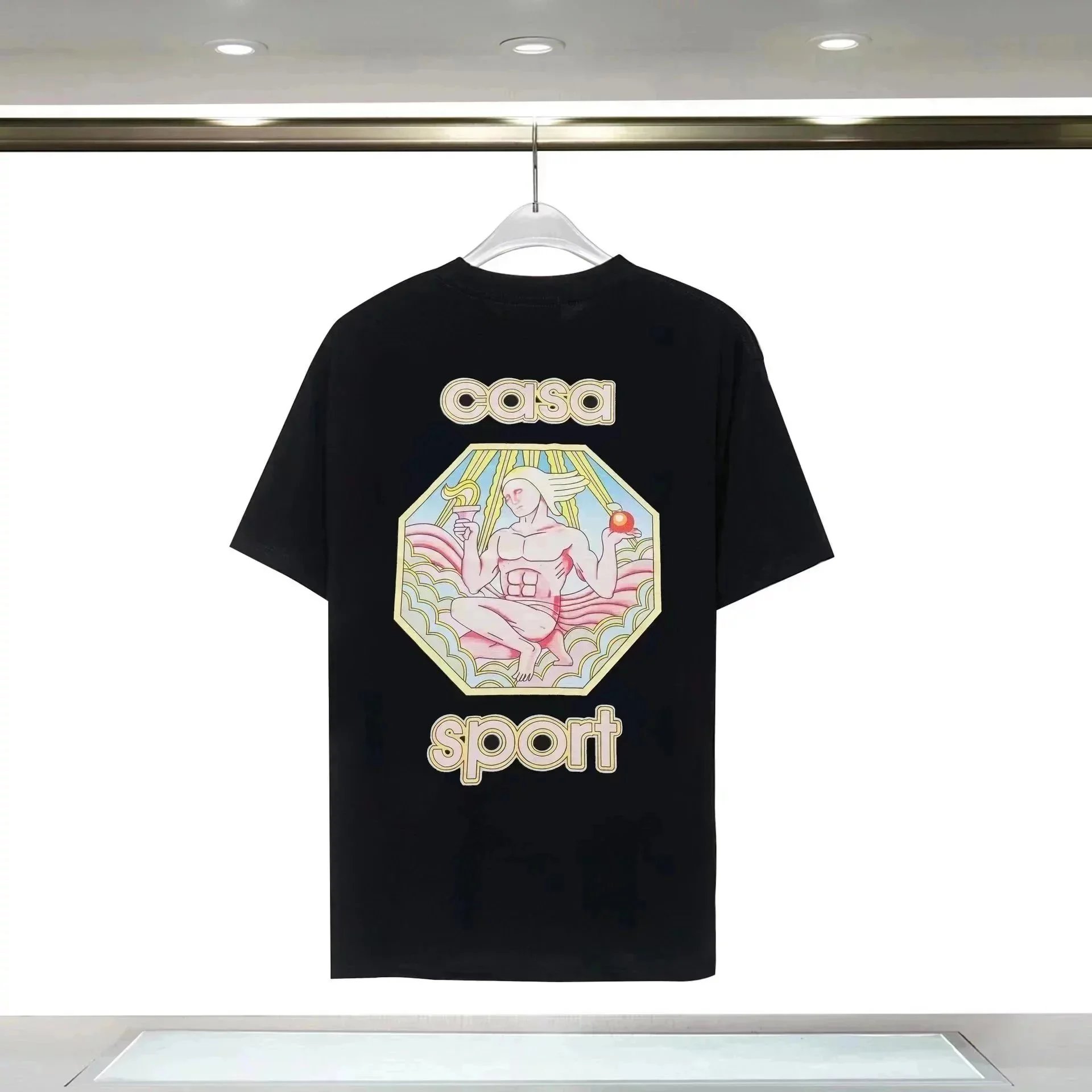 Casablanca Casa Blanca Arch Logo White T-Shirt - 4