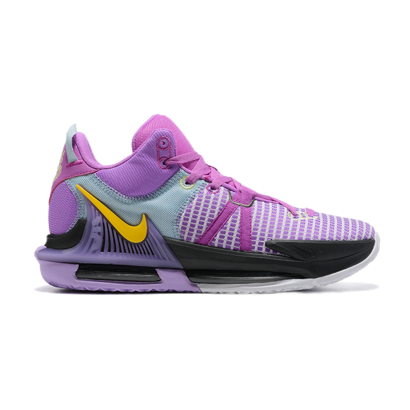 Nike LeBron NXXT Gen Purple Yellow Basketball Shoes