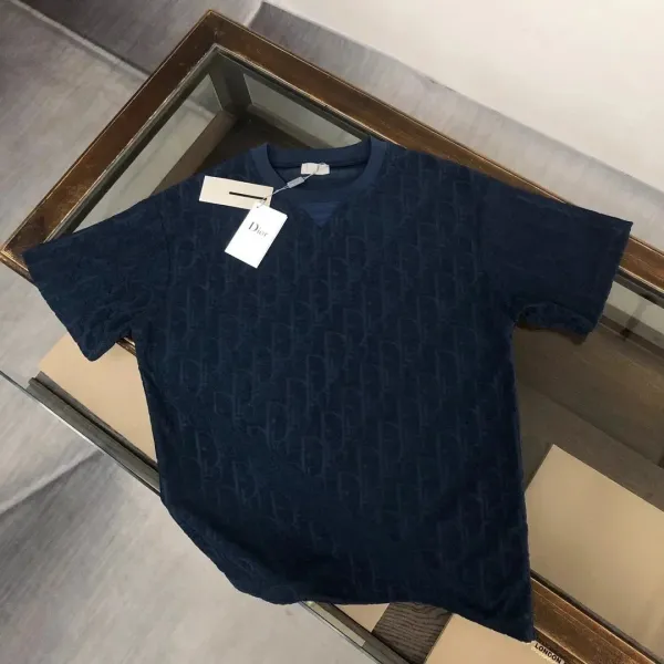 Dior CD Diamond Logo Turquoise T-Shirt - 10