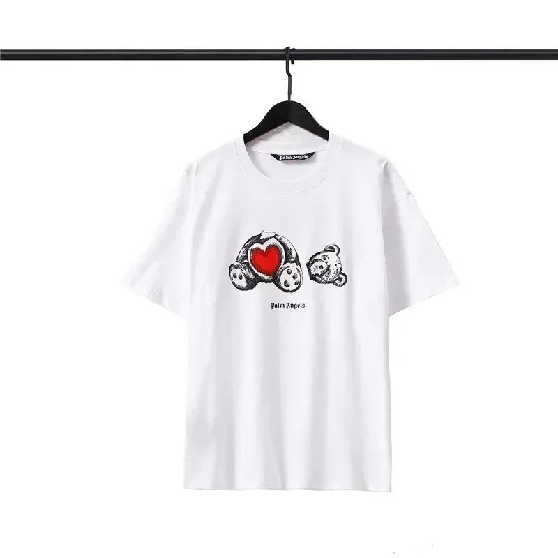 Palm Angels Gothic Logo Oversized T-Shirt White - 5