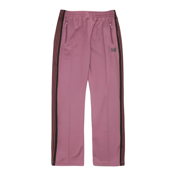 Adidas Originals Track Pants Pink with Black Stripes - 1
