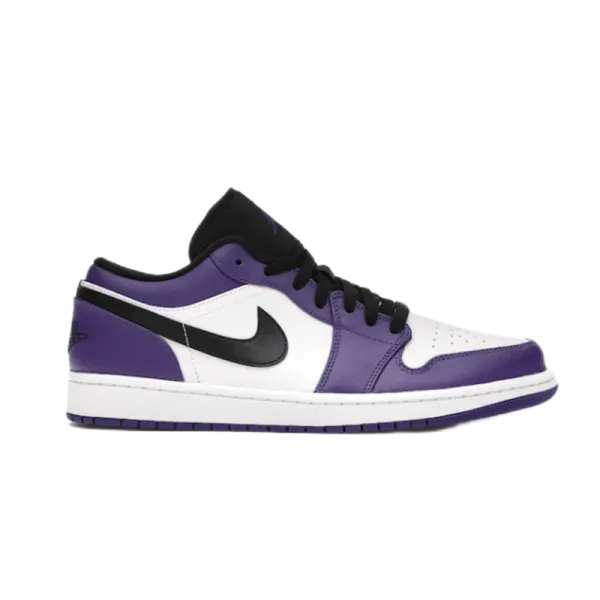 Air Jordan 1 Low Court Purple Sneakers - 1