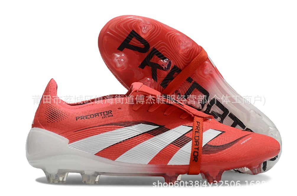 Adidas Predator Edge Silver Pink Football Cleats Running Shoes - 11