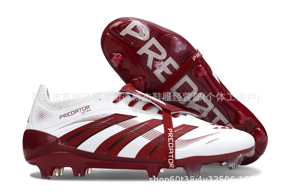 Adidas Predator Edge Silver Pink Football Cleats Running Shoes - 28