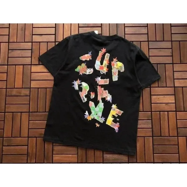 Supreme Patchwork Logo Black T-Shirt - 1