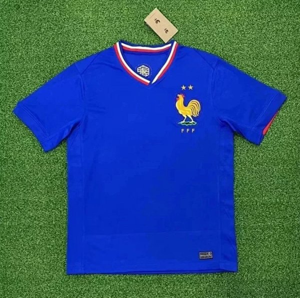 Design FFF France National Team Retro Jersey Blue Jersey product listing in Litbuy spreadsheet finds