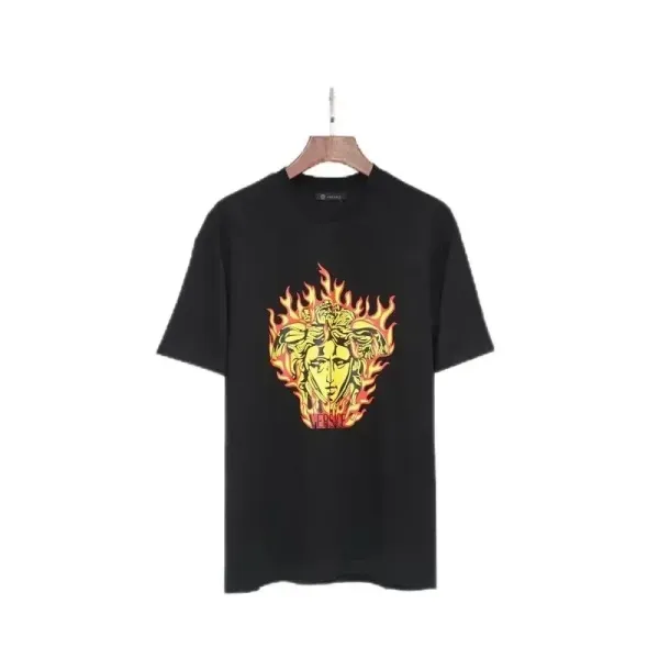 Versace Medusa Flame Black T-Shirt - 1