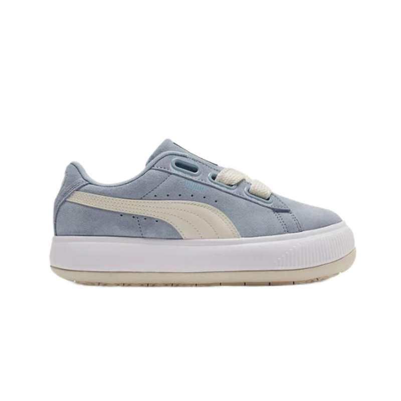 Puma Mayu Platform Beige Suede Sneakers - 5