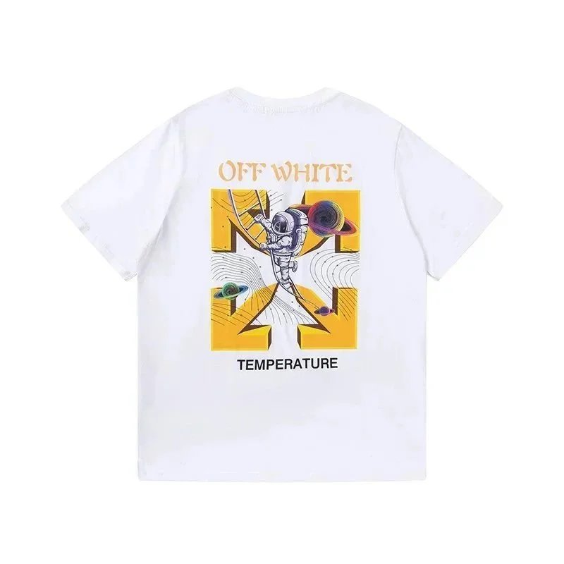 Off-White Temperature Graphic Print White T-Shirt - 1