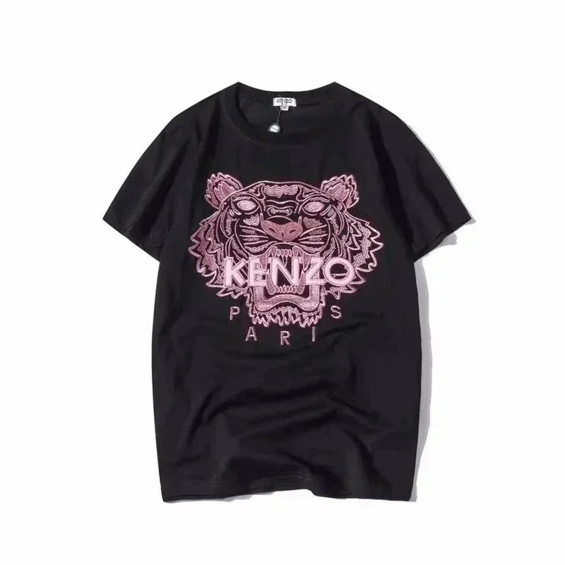 Kenzo Tiger Embroidered Black T-Shirt - 3