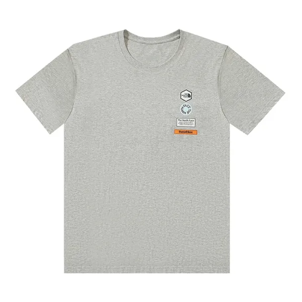 The North Face x Off-White™ Patchwork Logo T-Shirt Gray - 1