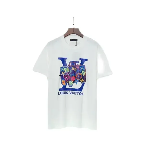 Louis Vuitton LV Monogram Patchwork T-Shirt White - 1