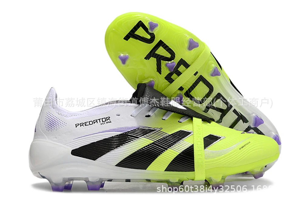 Adidas Predator Edge Silver Pink Football Cleats Running Shoes - 23