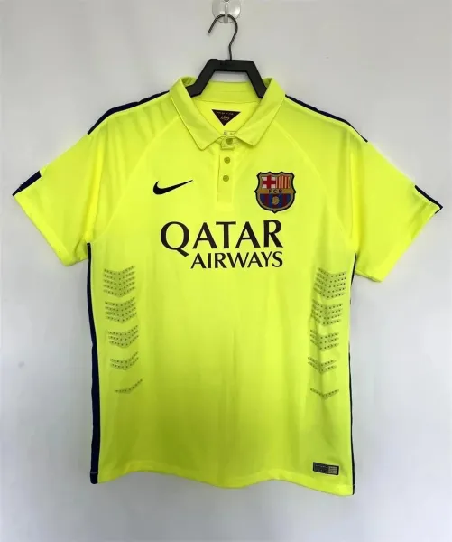 Nike FC Barcelona 2016-17 Third Jersey Fluorescent Yellow Polo-Shirt - 1